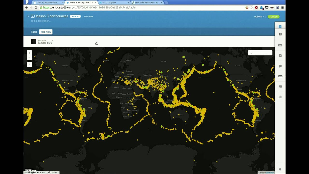 Learning CartoCSS with CartoDB