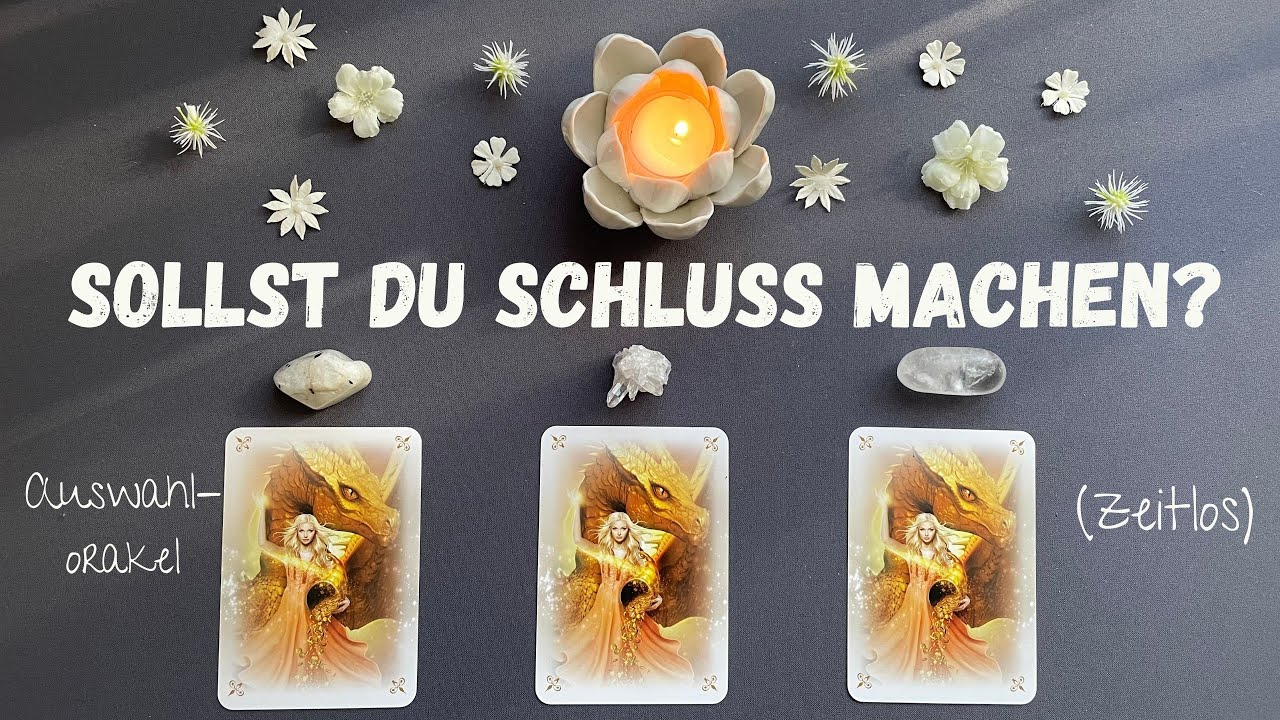 Ist es jetzt das Richtige, dich zu trennen? Auswahlorakel (zeitlos)