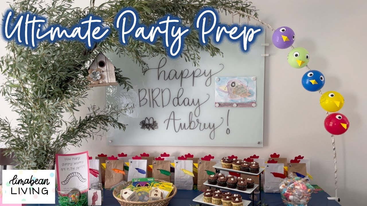Aubrey's 6th BIRDday Party Prep | ULTIMATE PARTY PREP