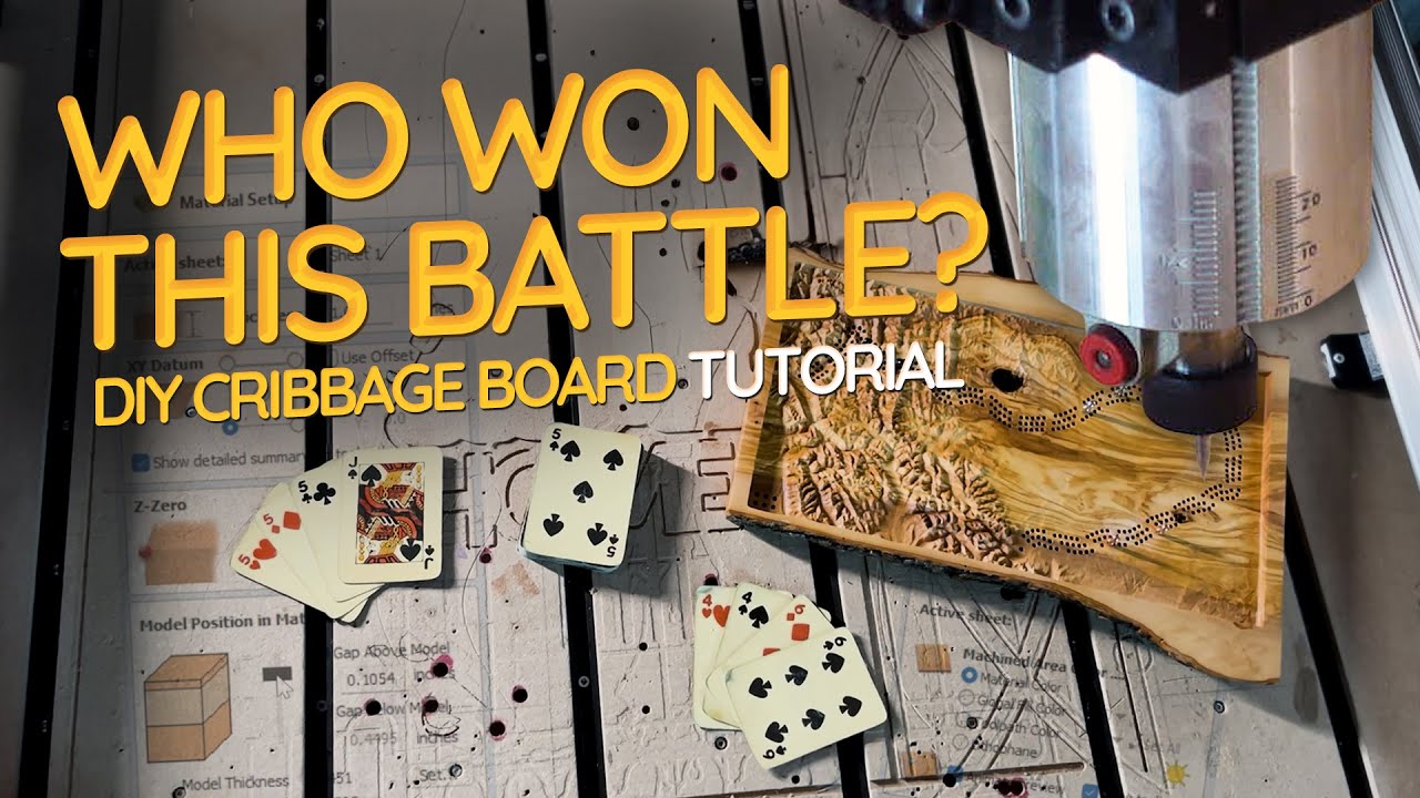 Custom Cribbage Board with LongMill CNC | DIY Tutorial