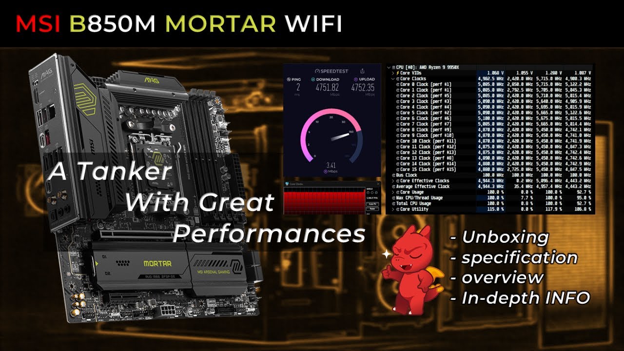 MSI B850M Mortar WiFi