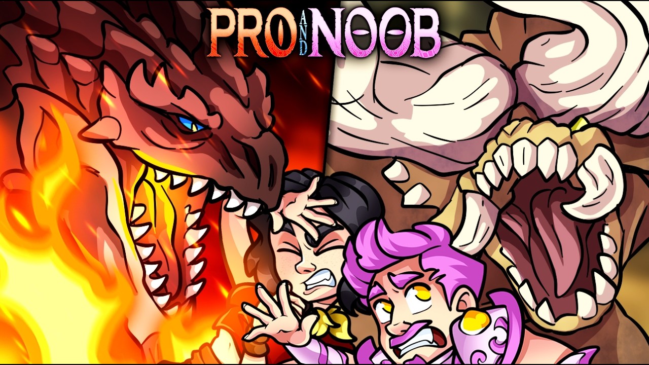 КОРОЛЬ ПРИБЫЛ &mdash; Профи и Нуб ПРОТИВ Monster Hunter Outlanders! (Геймплей бета-версии 2)
