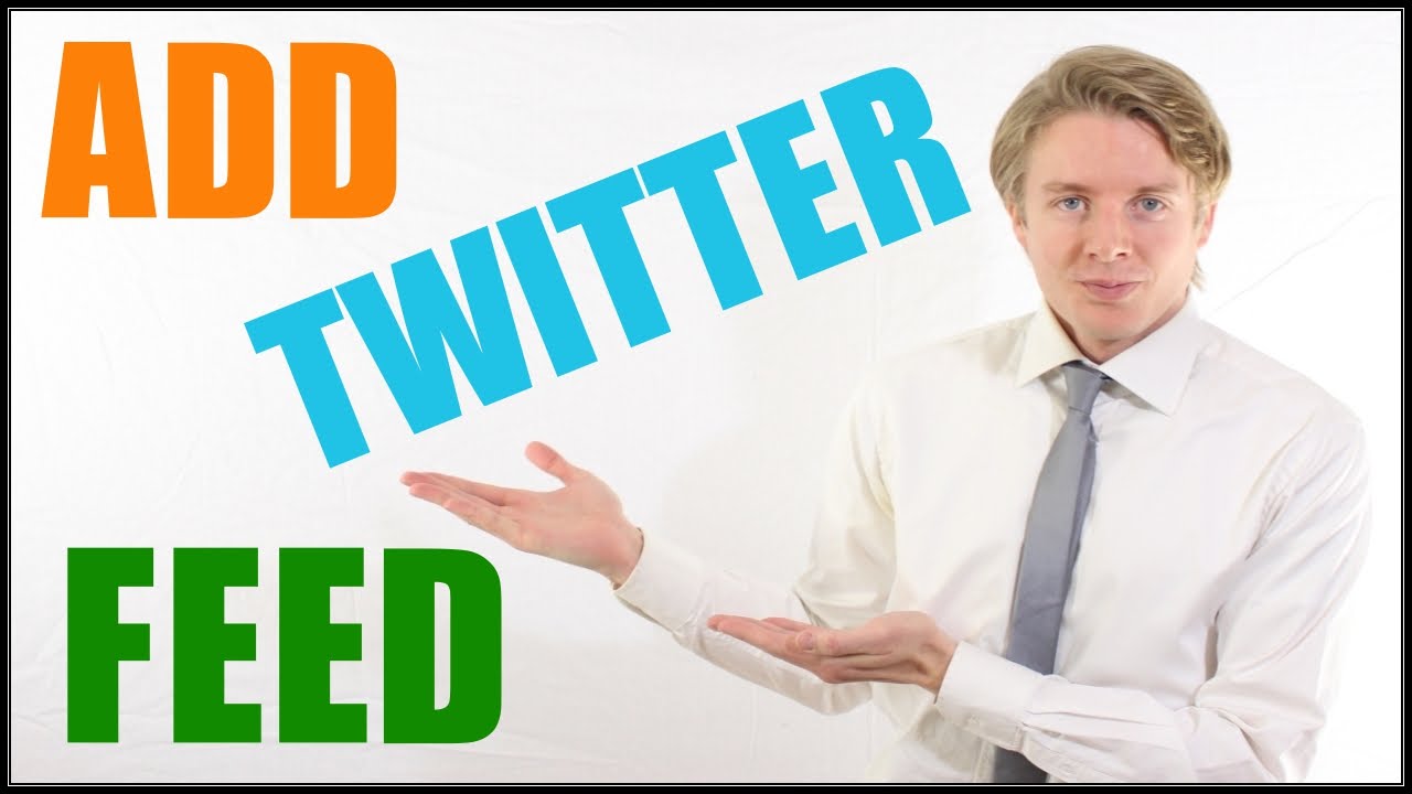 How to add Twitter feed widget in Wordpress Tutorial 2016