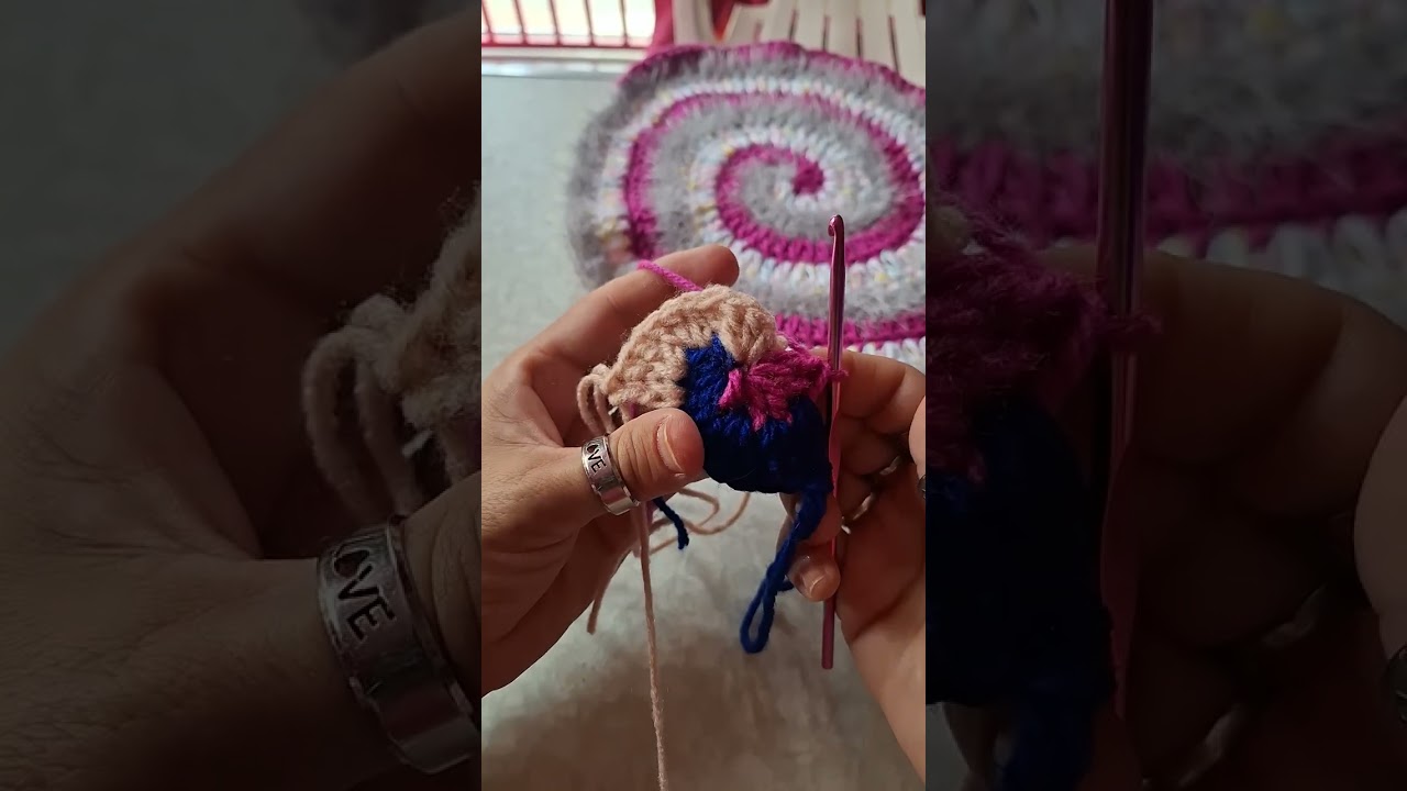Croche em espiral facil- Professora Anthonianne levenhagen 