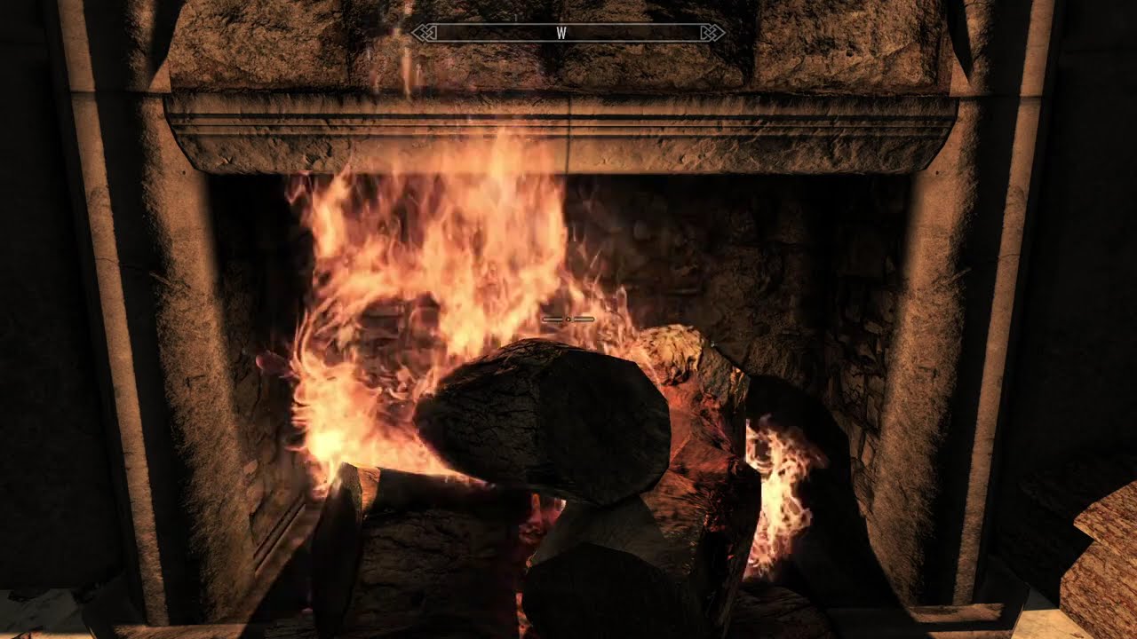 4k Fireplace Skyrim (Castle Volkihar) (Part 1/2) #viral #trending #asmr #shorts #longvideo #fyp #ye
