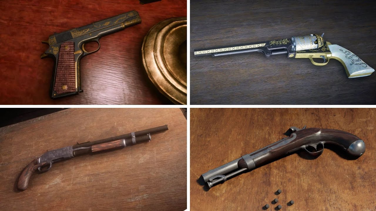 All 28 HIDDEN Weapons Location in Red Dead Redemption 2