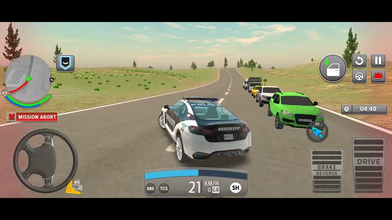 Police Car Chase Simulator 3D Game - RealCop Cars Driving Simulator 2025 - Android GamePlay