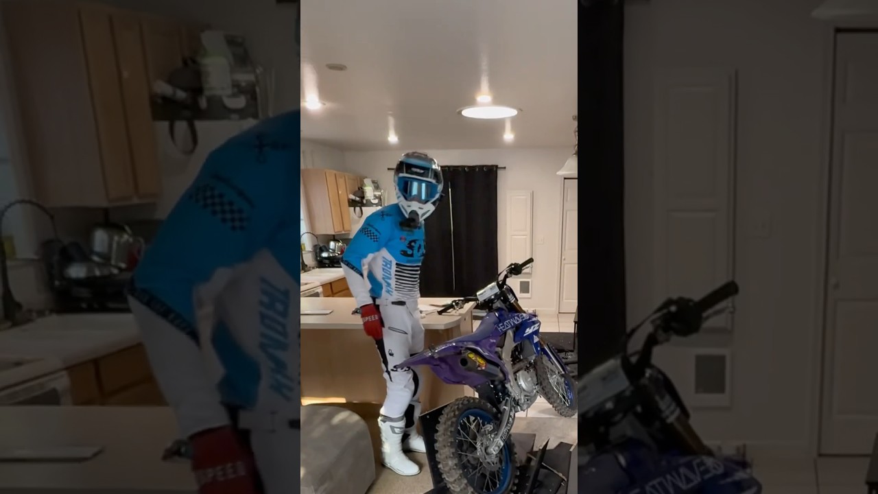 Motocykl terenowy w domu strasznie się psuje