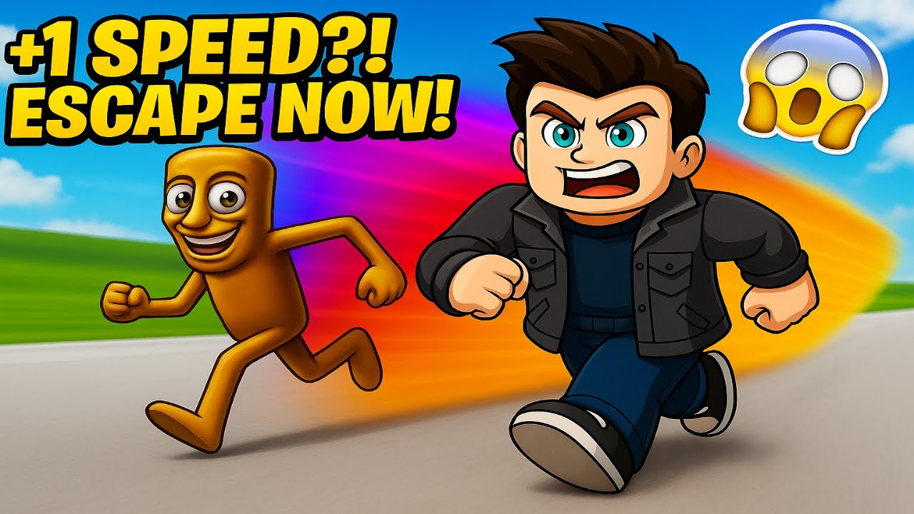 ESCAPE at +1 SPEED Every Second?! (Roblox +1 Speed Escape Obby)