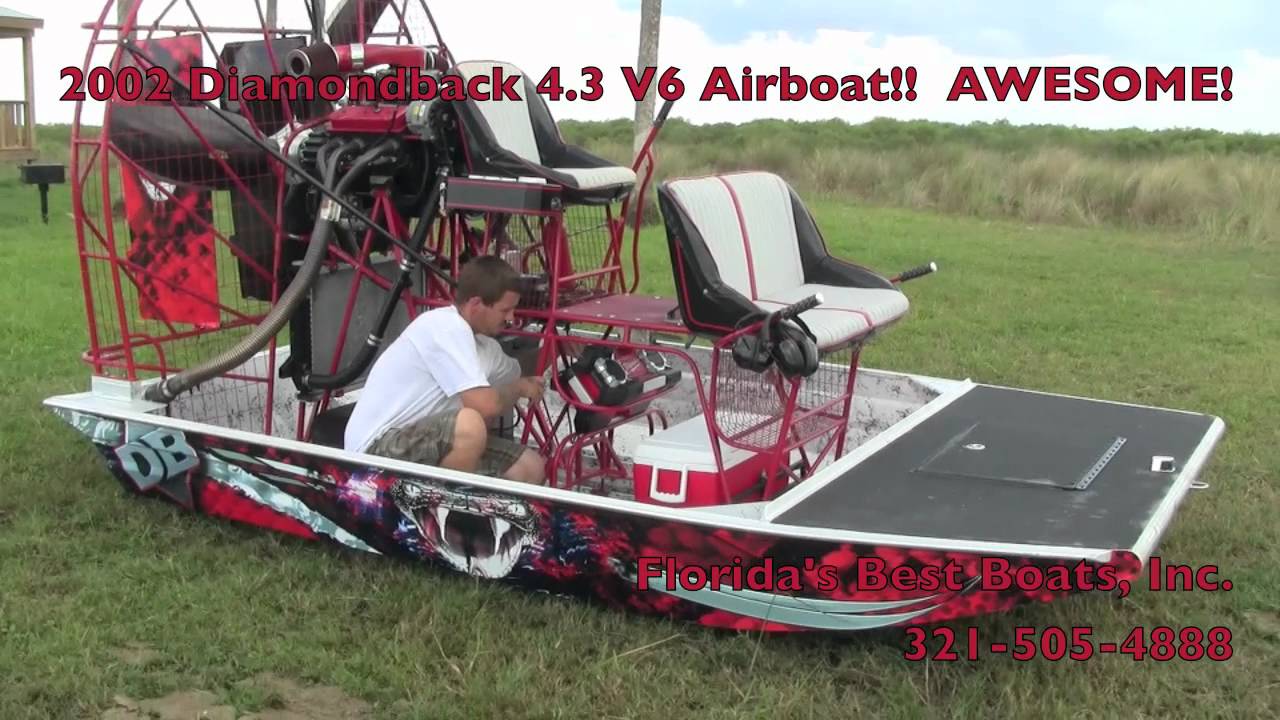 2002 Diamondback V6 Airboat