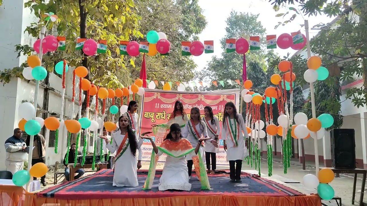 AAJ DIL PE HATH RAKH KE GROUP DANCE II 77 REPUBLIC DAY #dance #song #school #republicday