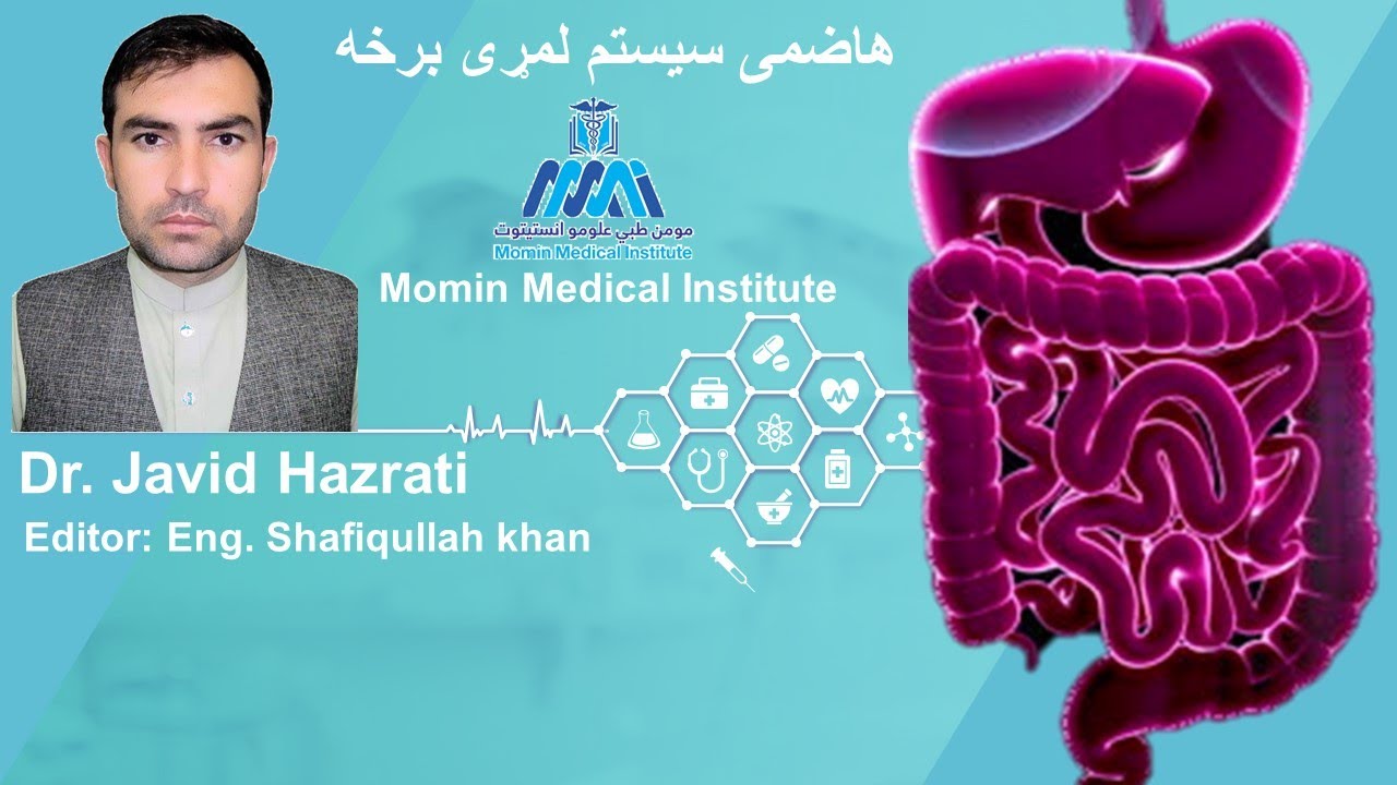 Anatomy of digestive system part 1 (Pashto) د هاضمی سیستم اناتومی لمړی برخه