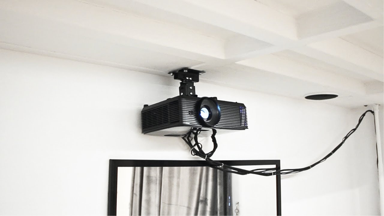 KUPIŁEM NAJLEPSZY UŻYWANY PROJEKTOR DO 1200ZŁ 📽 OPTOMA HD 144X I NAJTAŃSZY UCHWYT DO NIEGO 🗜