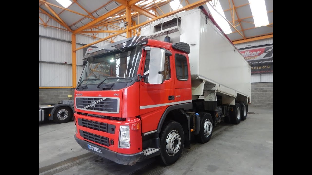 VOLVO FM 400 8X4 ALUMINIUM BULK TIPPER/BLOWER - 2009 - KX09 XRD
