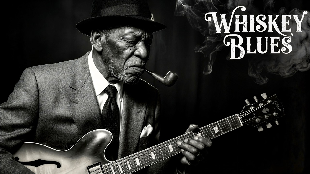 Whiskey & Chicago Blues - Slow Guitar for Smoky Nights