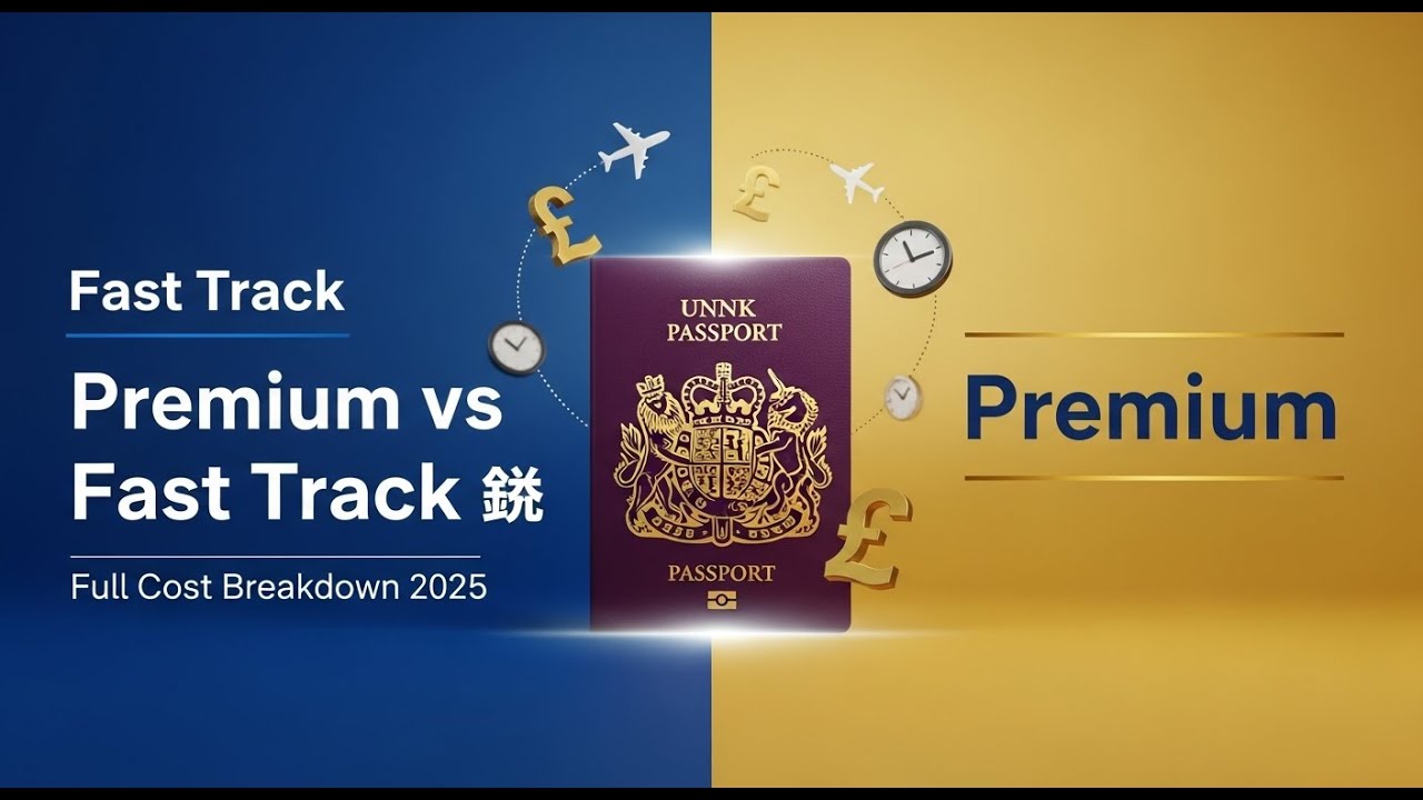 Premium vs Fast Track Passport UK | Full Cost Breakdown 2025 | Best Option for Urgent Travel