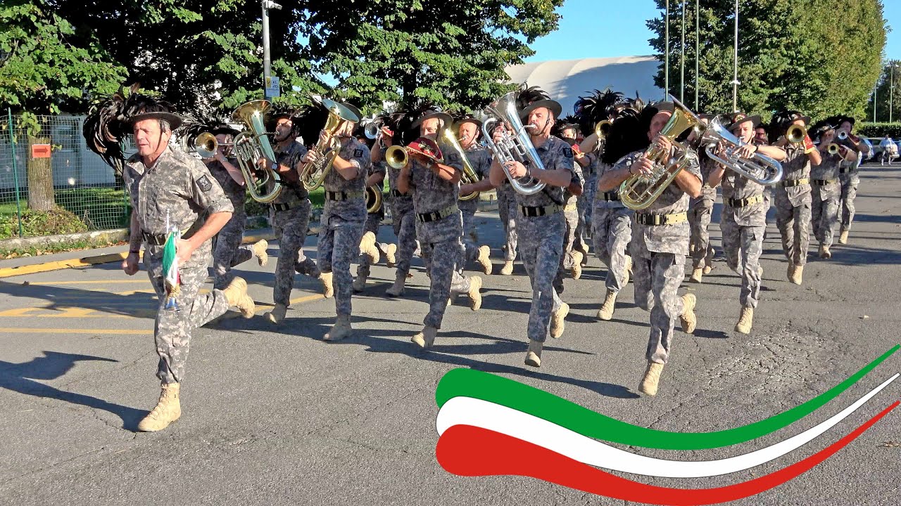 LA CORSA DELLA FANFARA BERSAGLIERI DI BEDIZZOLE A BAGNOLO MELLA