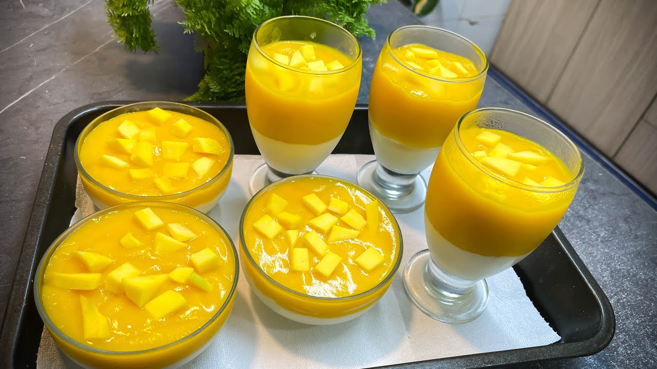 POSTRE Combinado de Mango - RIQUISIMO. Tienes que PROBARLO
