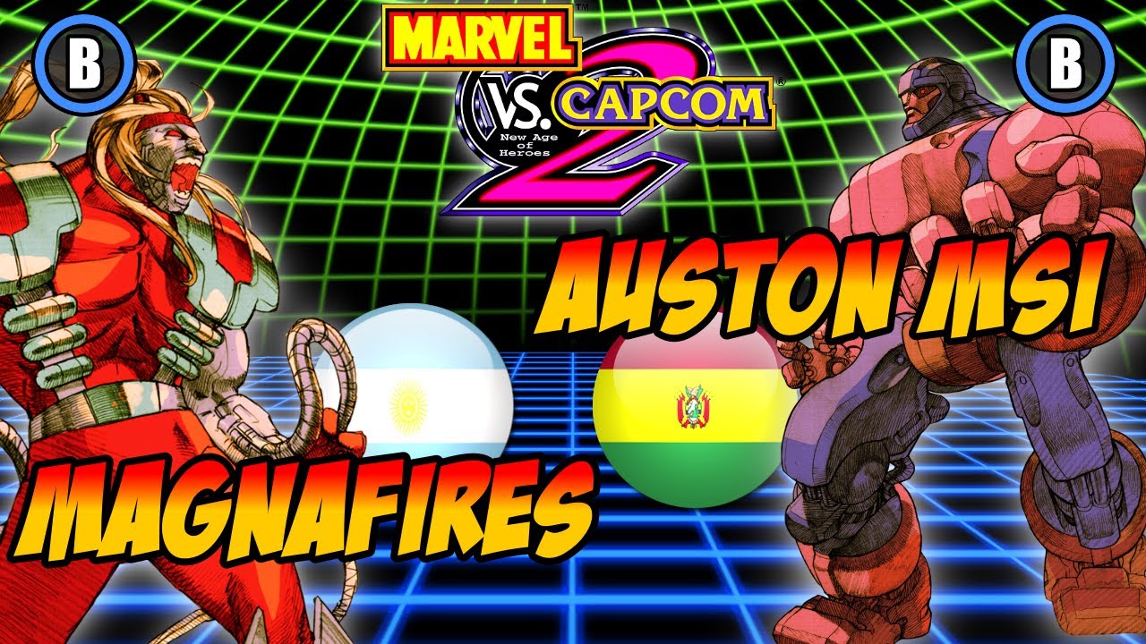 mvc2: (B) Magnafires 🇦🇷 VS. (B) Auston_MSI 🇧🇴│Marvel vs. Capcom 2 FT5