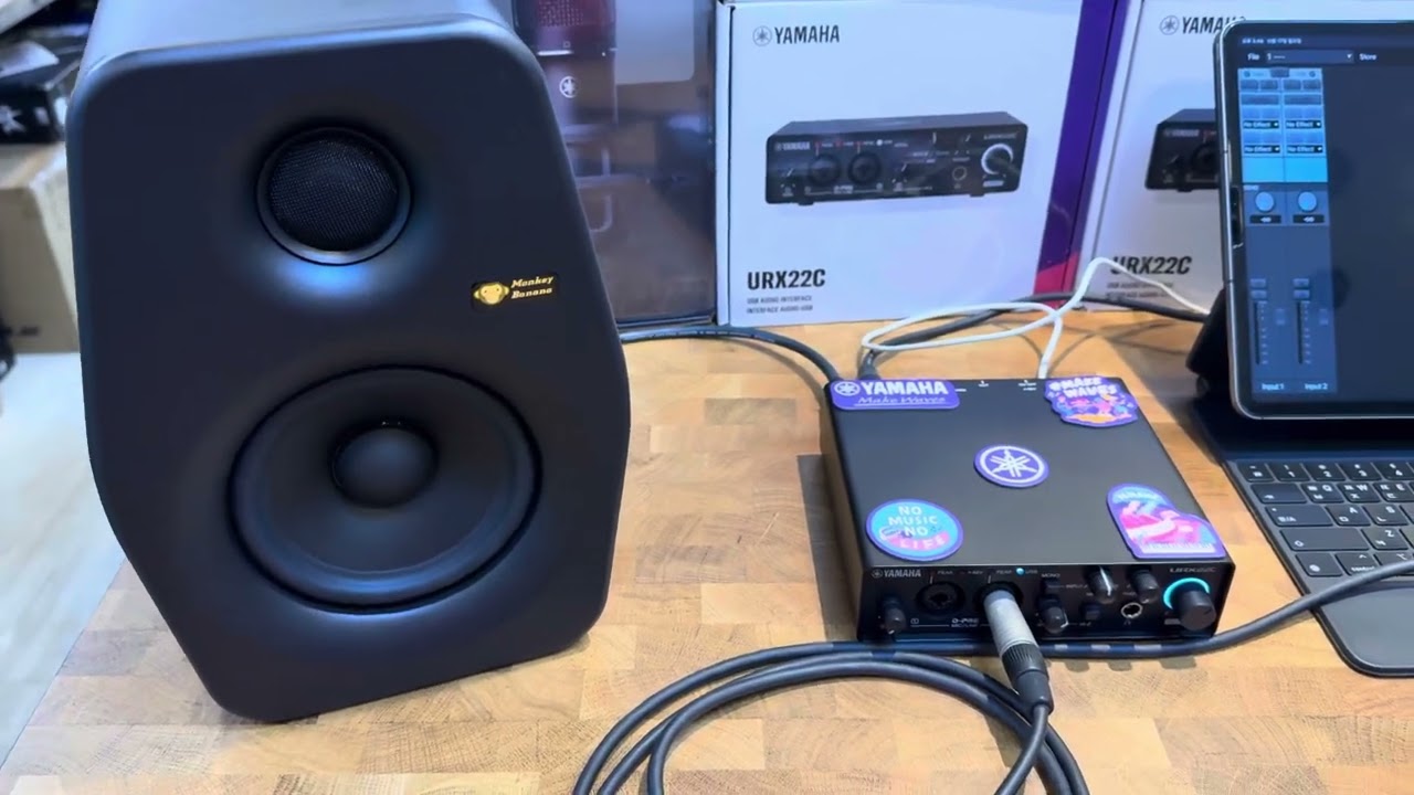 Yamaha URX22C + Monkey Turbo5 를 사용하세요!