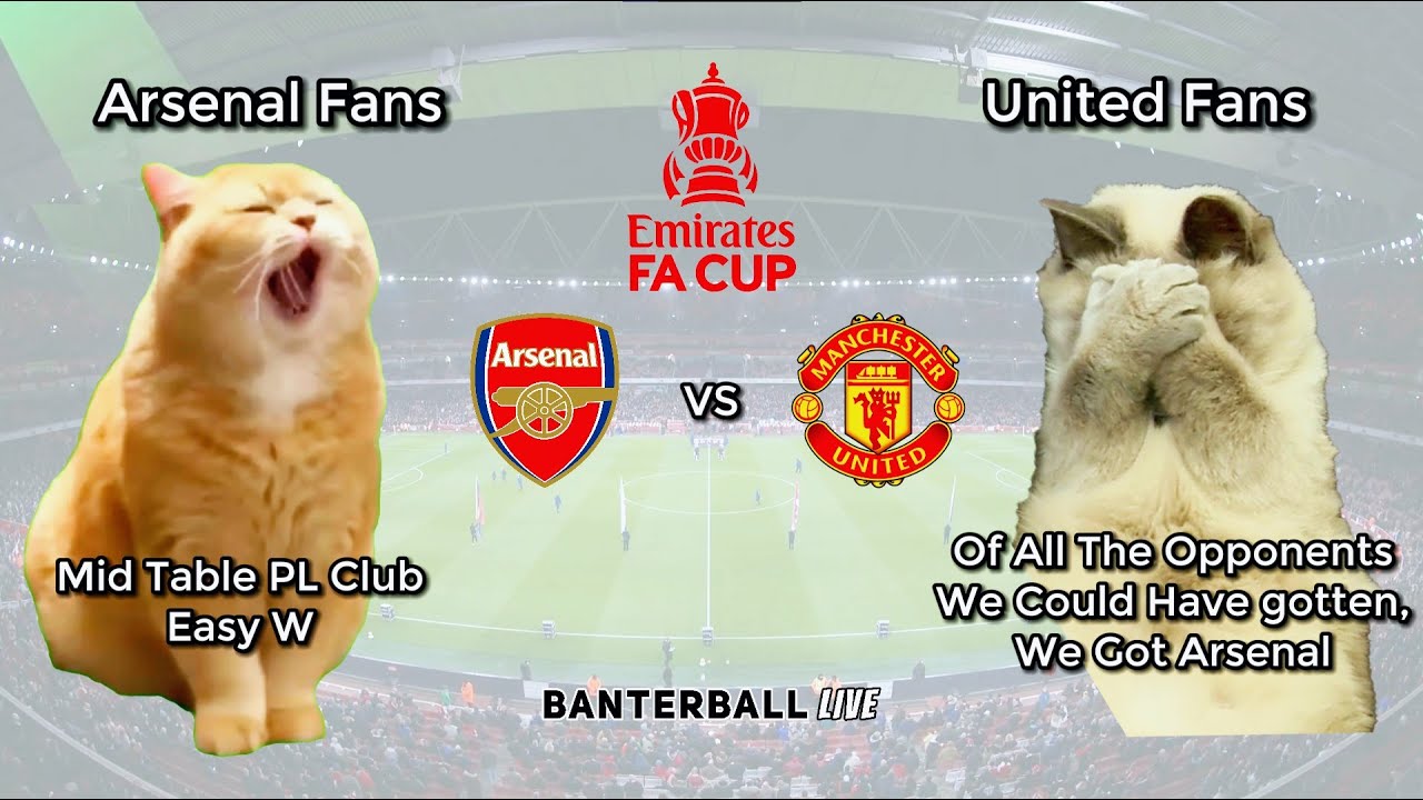 ARSENAL 1-1 (3-5 Pens) MANCHESTER UNITED | Cat Memes HIGHLIGHTS | Emirates FA Cup 2024-25