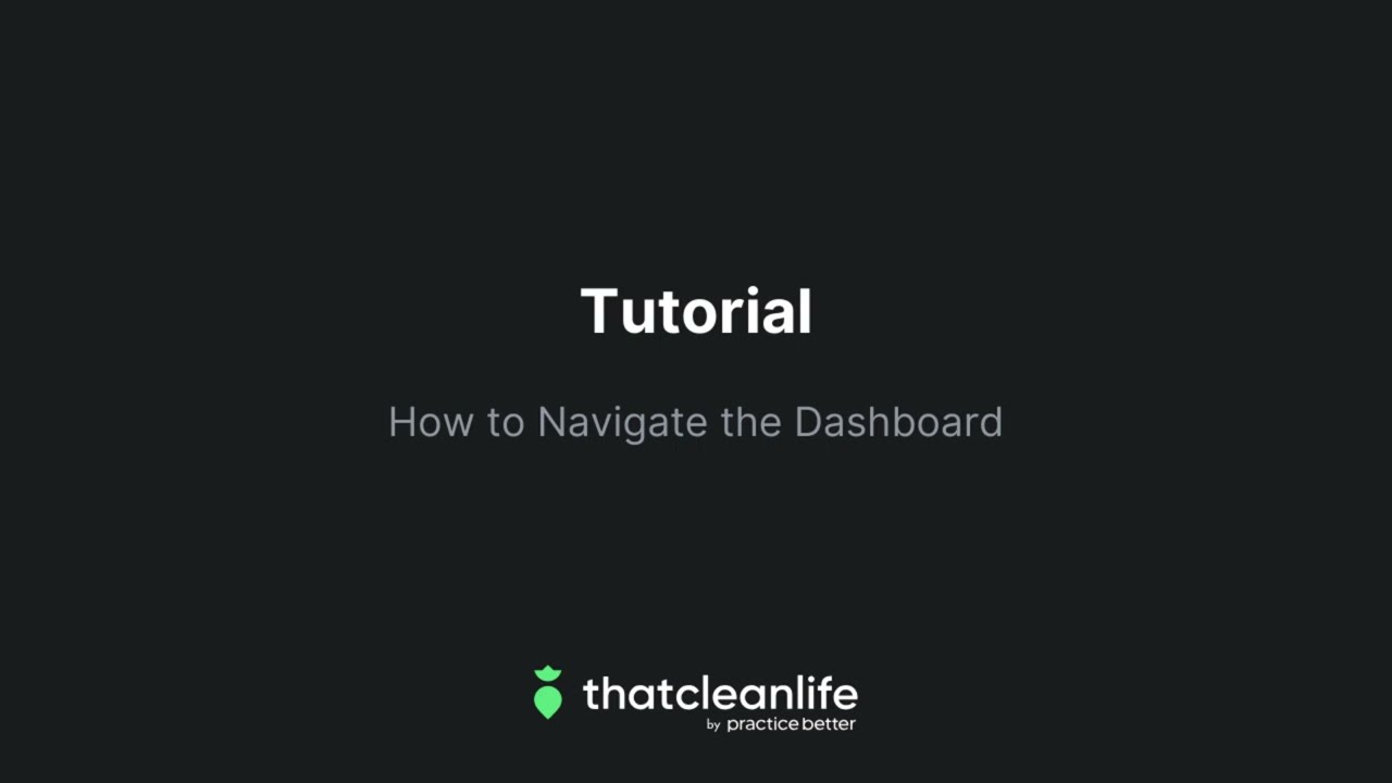 How to Navigate the Dashboard