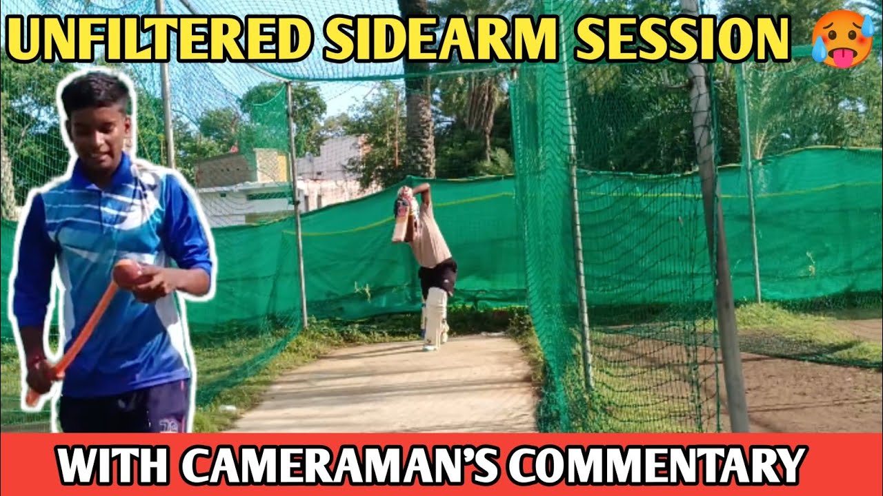 Sidearm session 🥵🥵 !! Cricket nets practice !! batting practice !!