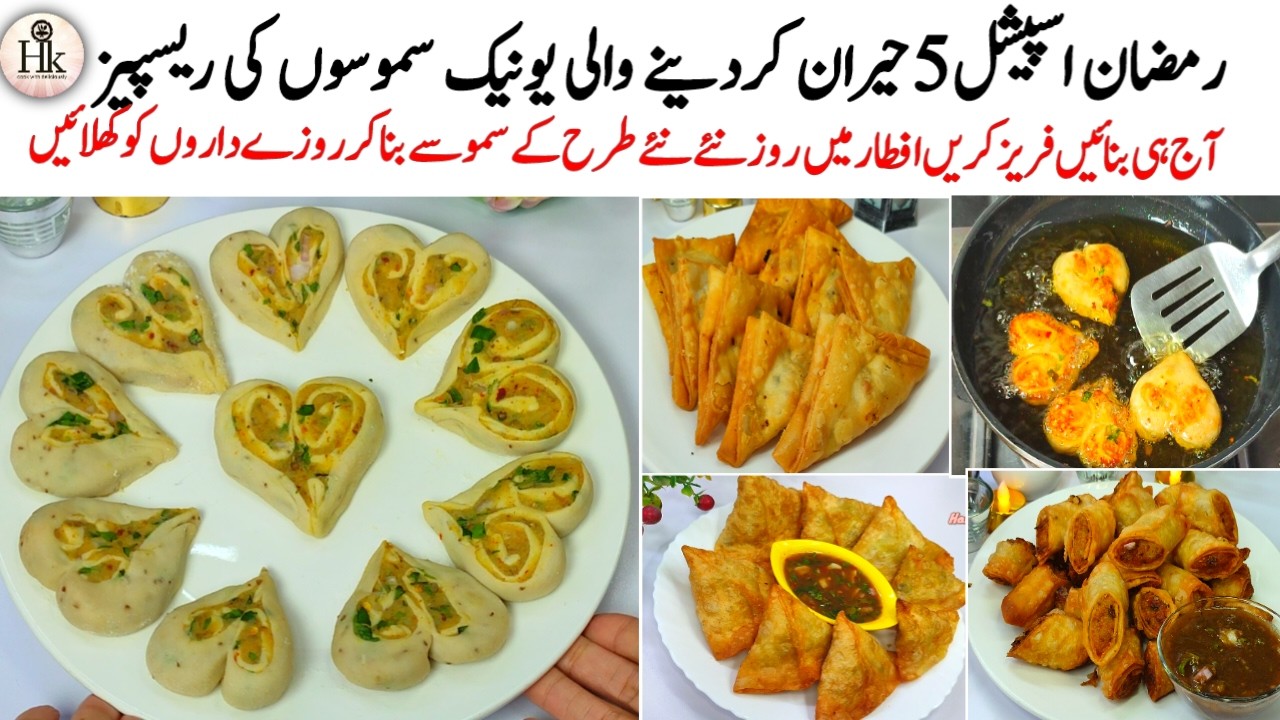 5 New Freezer Friendly Samosa Recipes | Make And Freeze Ramadan Recipes | New Easy Iftar Snacks