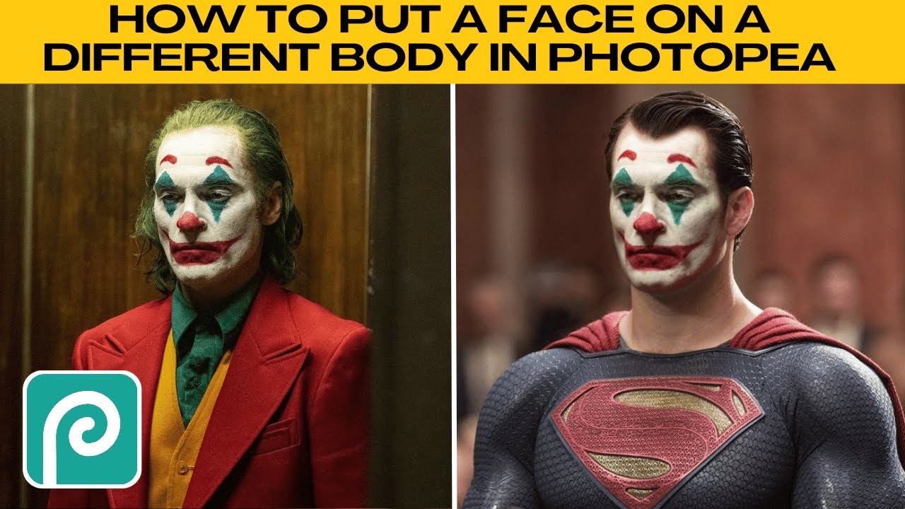 Photopea - Put a Face on a Different Body (Swap Faces Seamlessly)