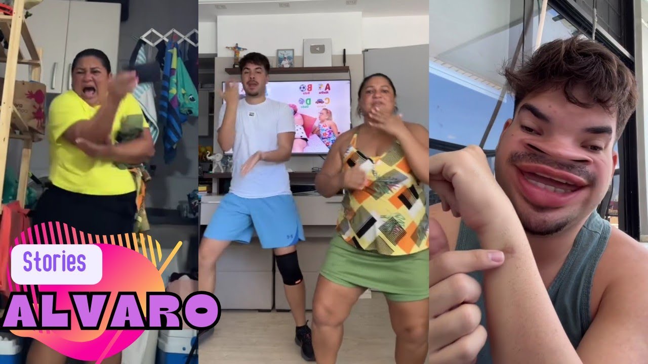 ALVARO DANDO SUSTO NA LEYDE |STORIES ALVARO