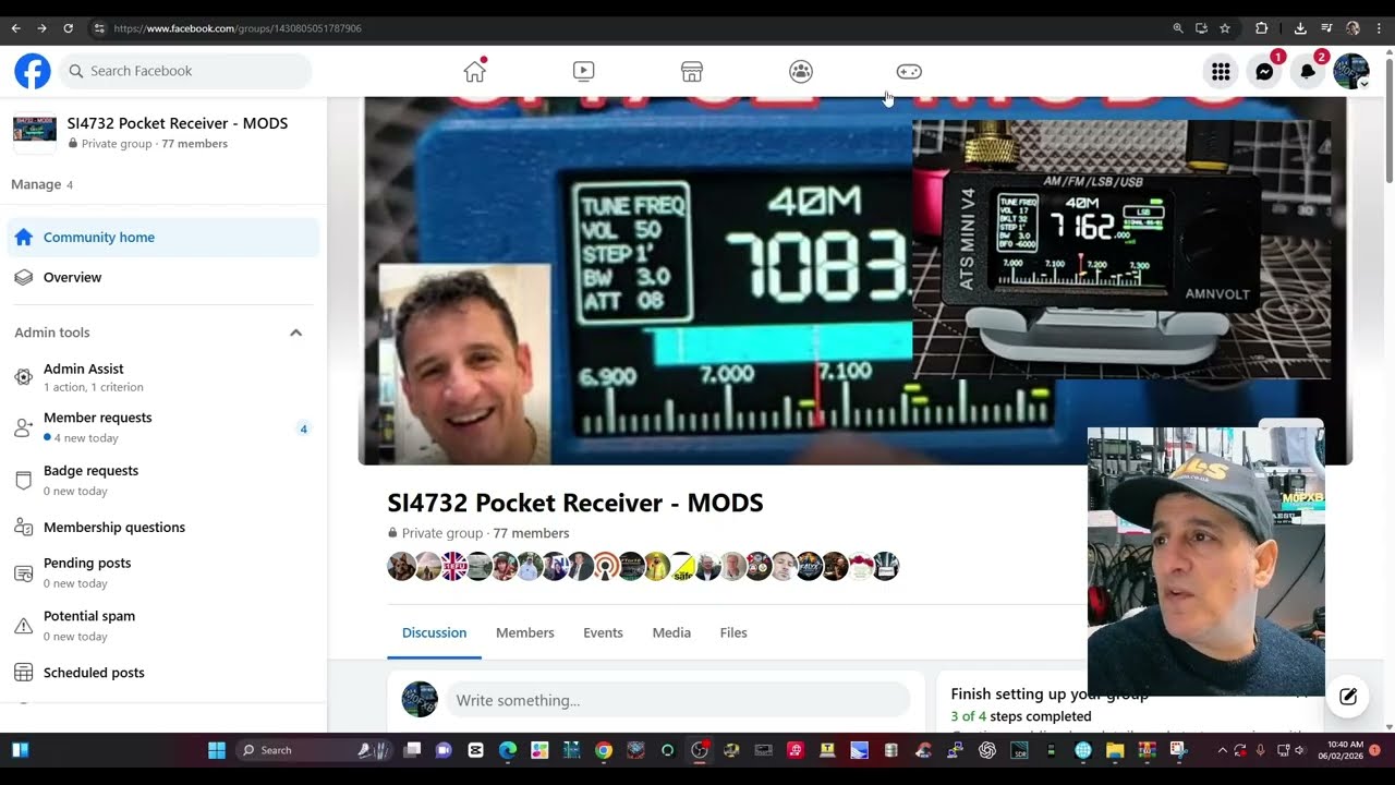 Обновление прошивки и тестирование мини-приемника Si4732