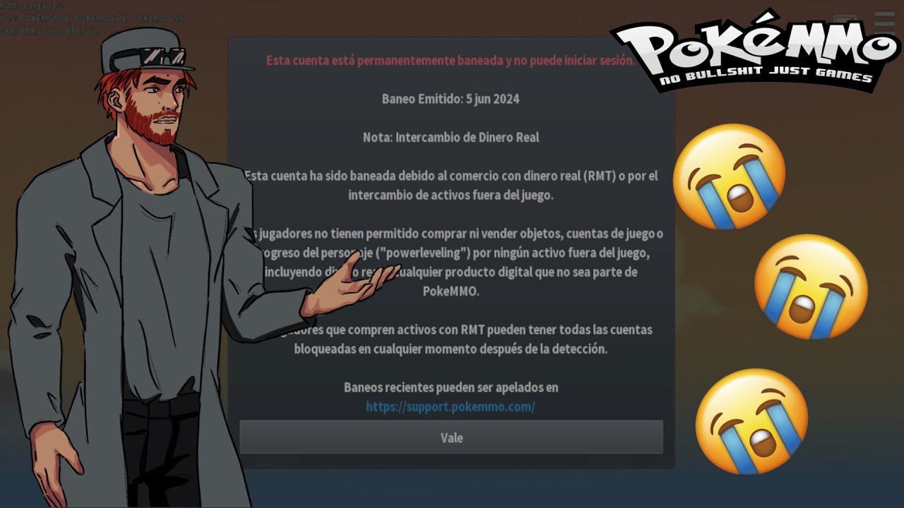 Que es RMT en PokeMMO y El ban más injusto del juego!!!