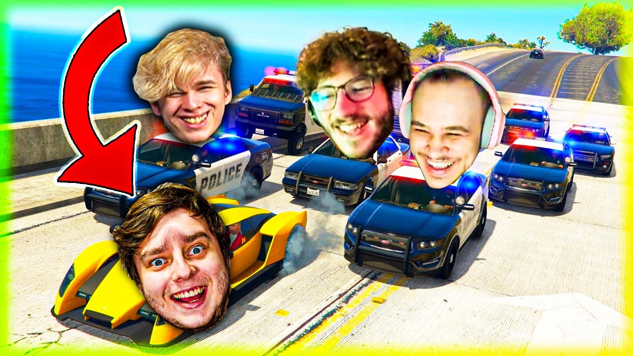 ZLODĚJ VS 3 POLICAJTI! | Morry&@BowTeaG&@Mode100&@Davel23