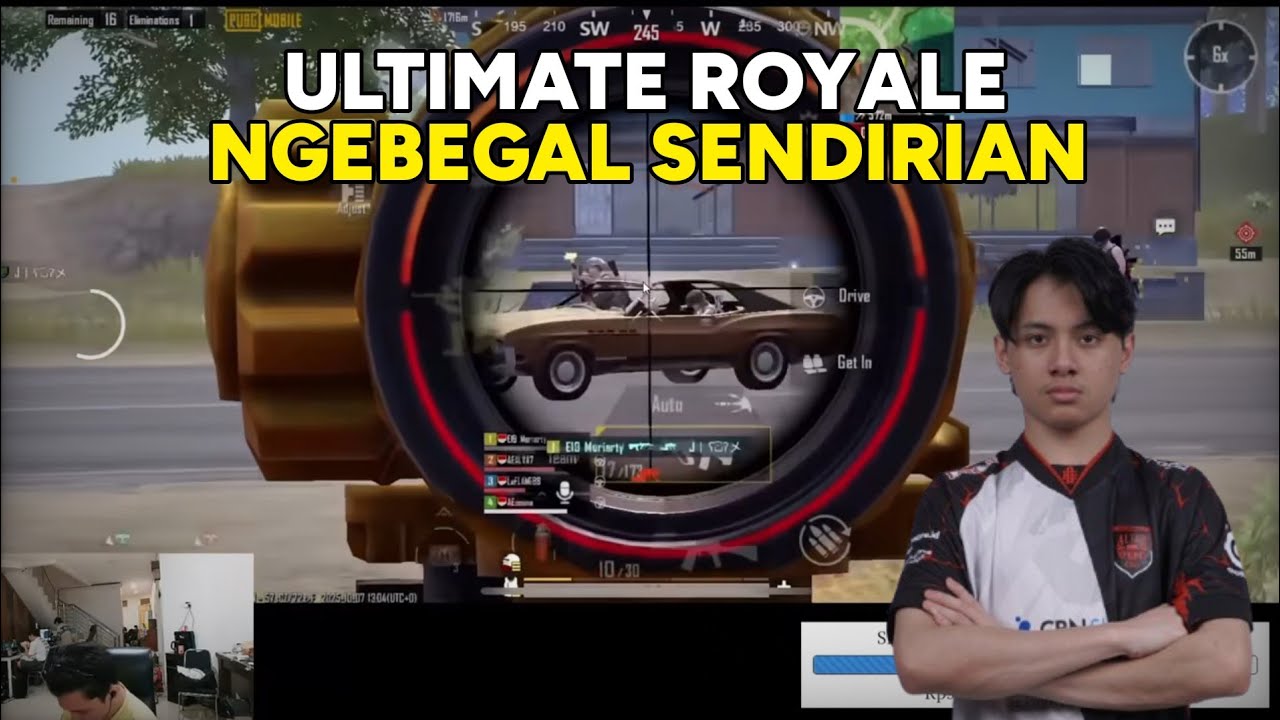 ROSEMARY SOLO BEGAL JEMBATAN UR ☠️ MERATAKAN SATU SQUAD SENDIRIAN 😱 | PUBG MOBILE