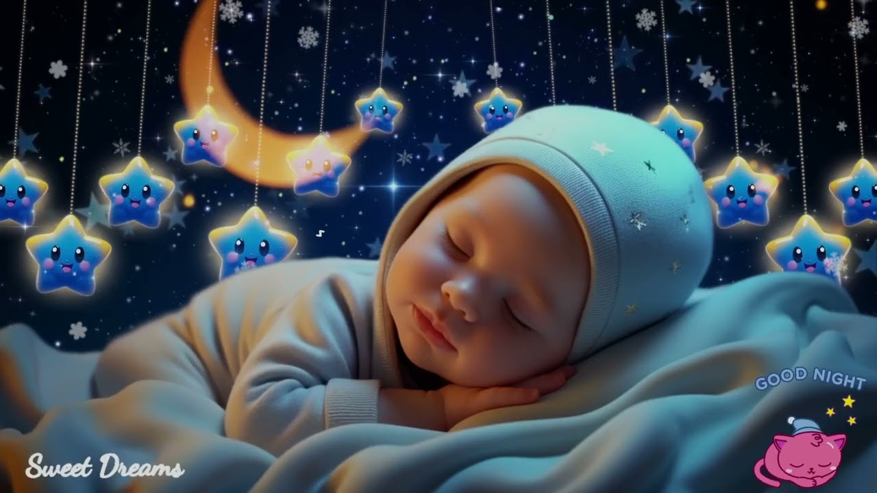 Baby Sleep Music 🌙 Sleep Instantly in 3 Minutes | Mozart & Brahms Lullabies to Overcome Insomnia