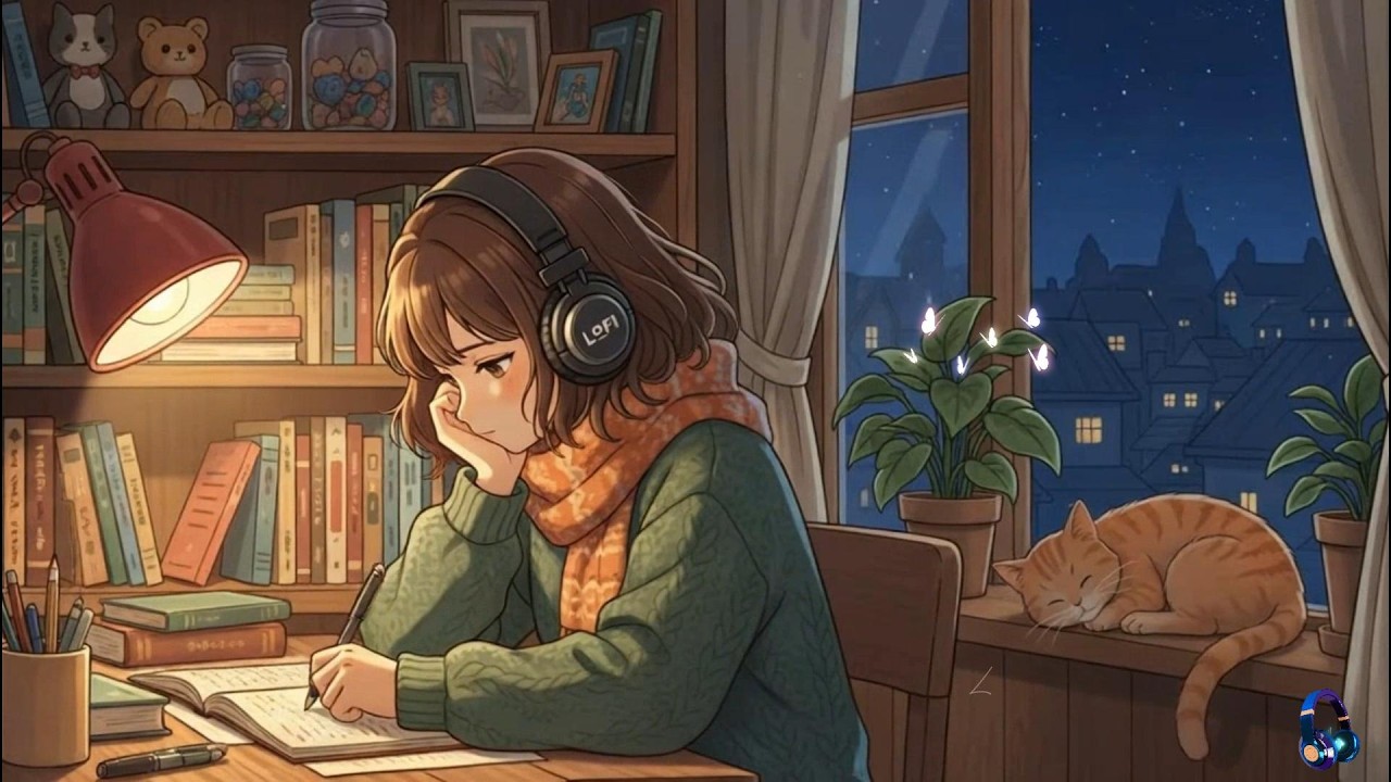 🌙 2 Hours Lofi Hip Hop Beats To Relax/Study To 📚 Cozy Night Study Music