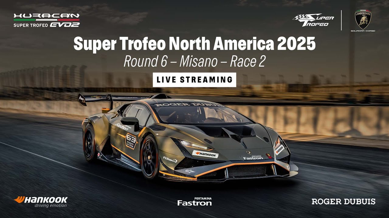 Lamborghini Super Trofeo North America 2025 - Misano, Race 2