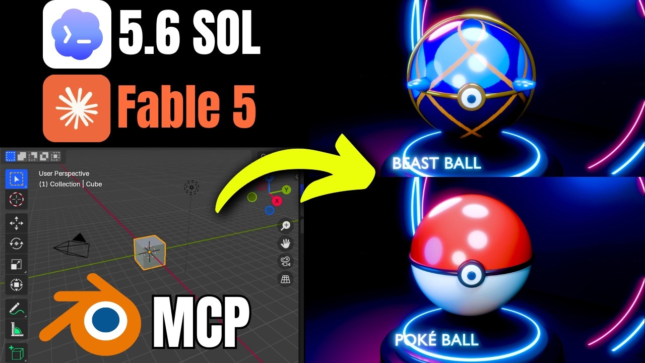 Кто победит? Тест Blender MCP: GPT 5.6 SOL Ultra против Claude Fable 5 Ultracode
