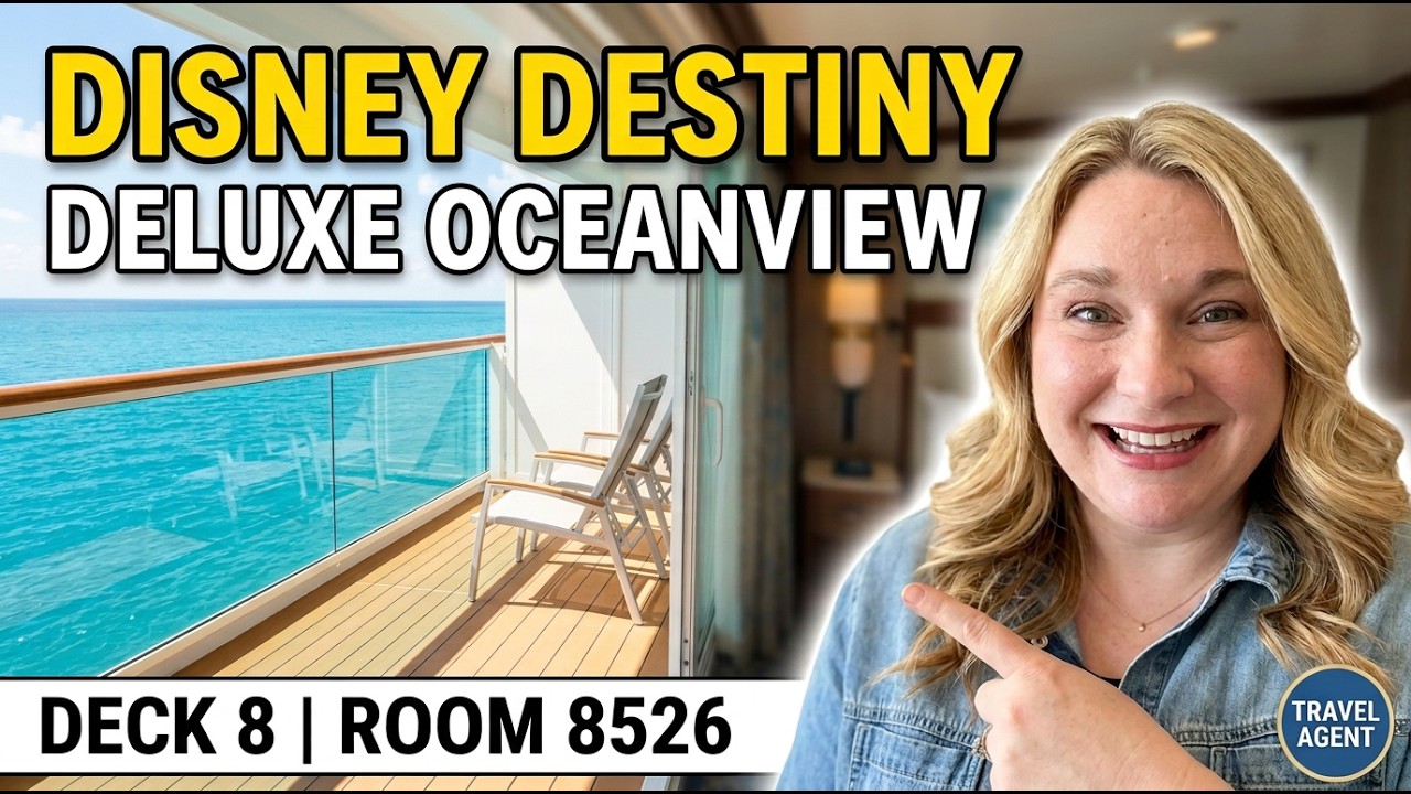 Экскурсия на лайнере Disney Destiny Deluxe Oceanview With Verandah Tour - палуба 8 (номер 8526)