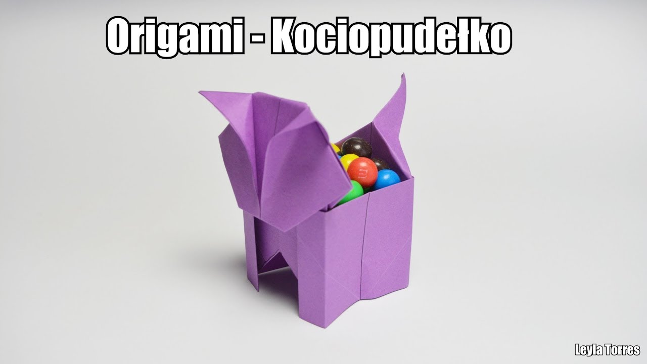 Origami - Kociopudełko