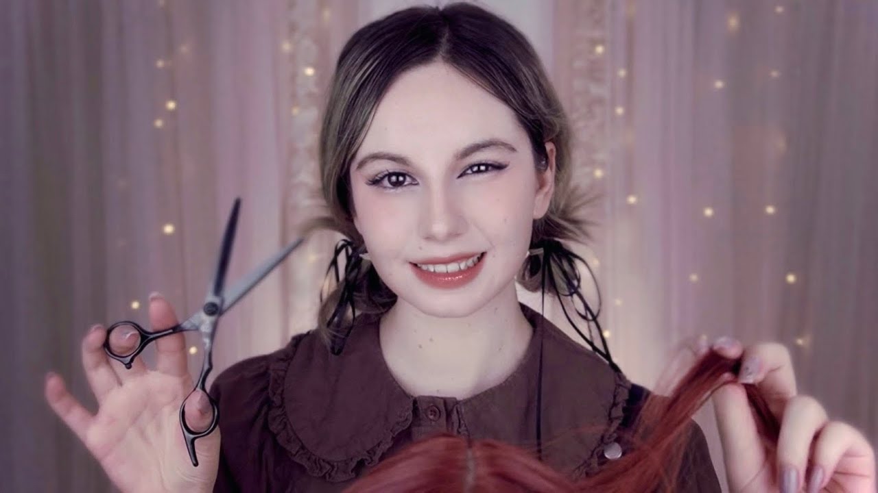ASMR you fell asleep in the salon chair...