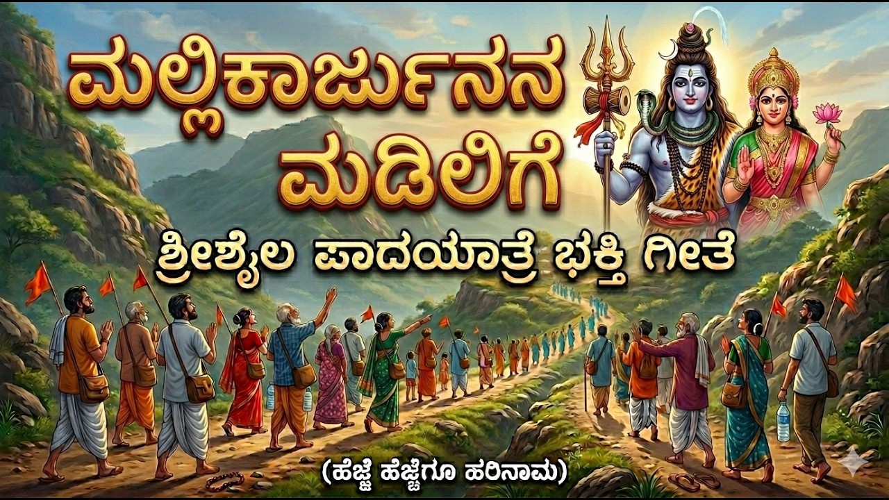 ದೈವ ಸನ್ನಿಧಿಗೆ ನಮ್ಮ ನಡಿಗೆ |ನಡೆಯಿರಿ ಶ್ರೀಶೈಲಕ್ಕೆ..ಸಿಗುವನು ಮಲ್ಲಿಕಾರ್ಜುನ | ಕಂಬಿ ಹೊತ್ತು ಮಲ್ಲಯ್ಯನ ಕಡೆಗೆ: