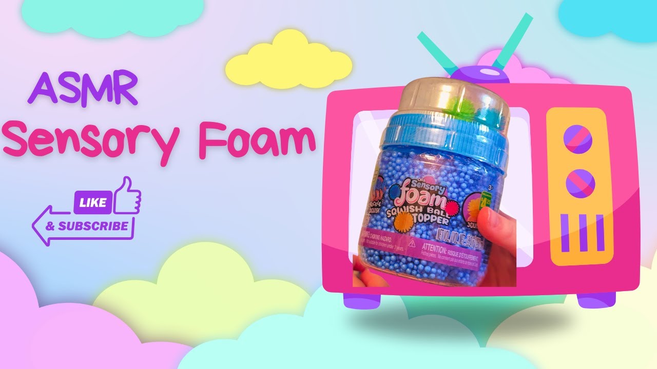 Relaxing ASMR: Sensory Foam Toy – Soothing Sounds for Ultimate Calm