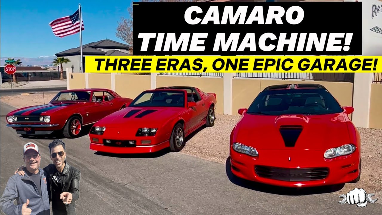 Camaro Time Machine: Three Eras, One Epic Garage!