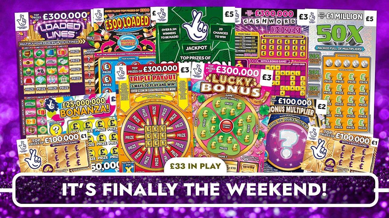 Friday SCRATCH CARD Session 💰💰 £33 of Scratch Cards In Play 💰💰 #scratchcards #new