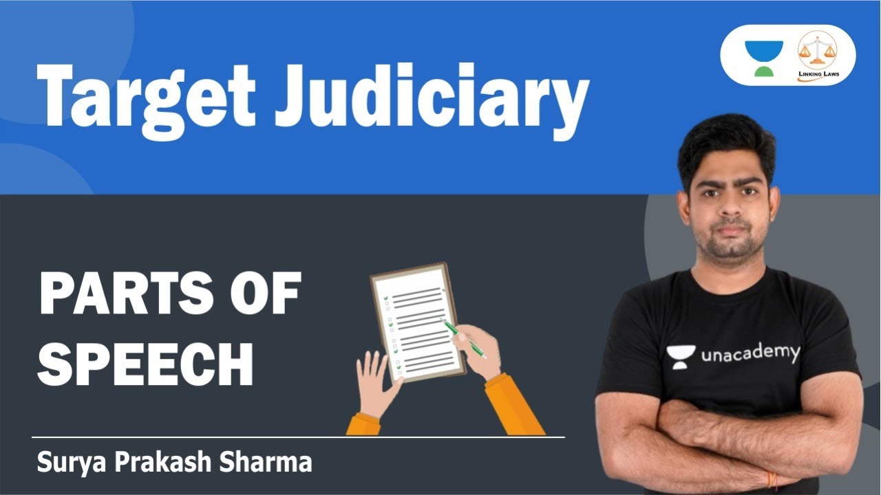 Parts Of Speech | Target Judiciary | Surya Prakash Sharma