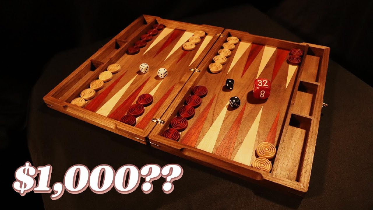 This backgammon board was so much work...