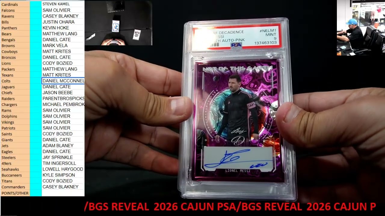 CAJUNBREAKER 2026 PSA/BGS REVEAL 2-4-2026