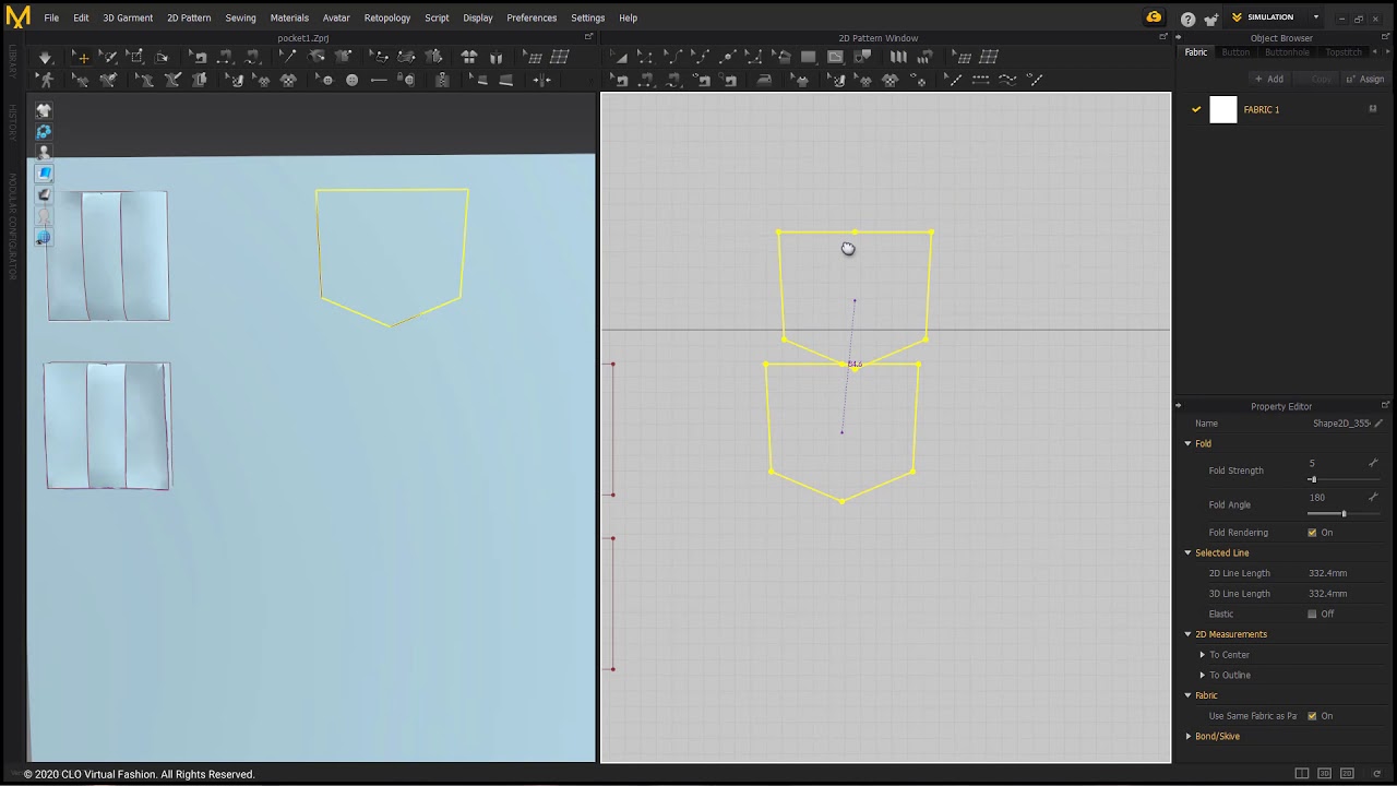 Marvelous Designer Basic Garments: Pockets