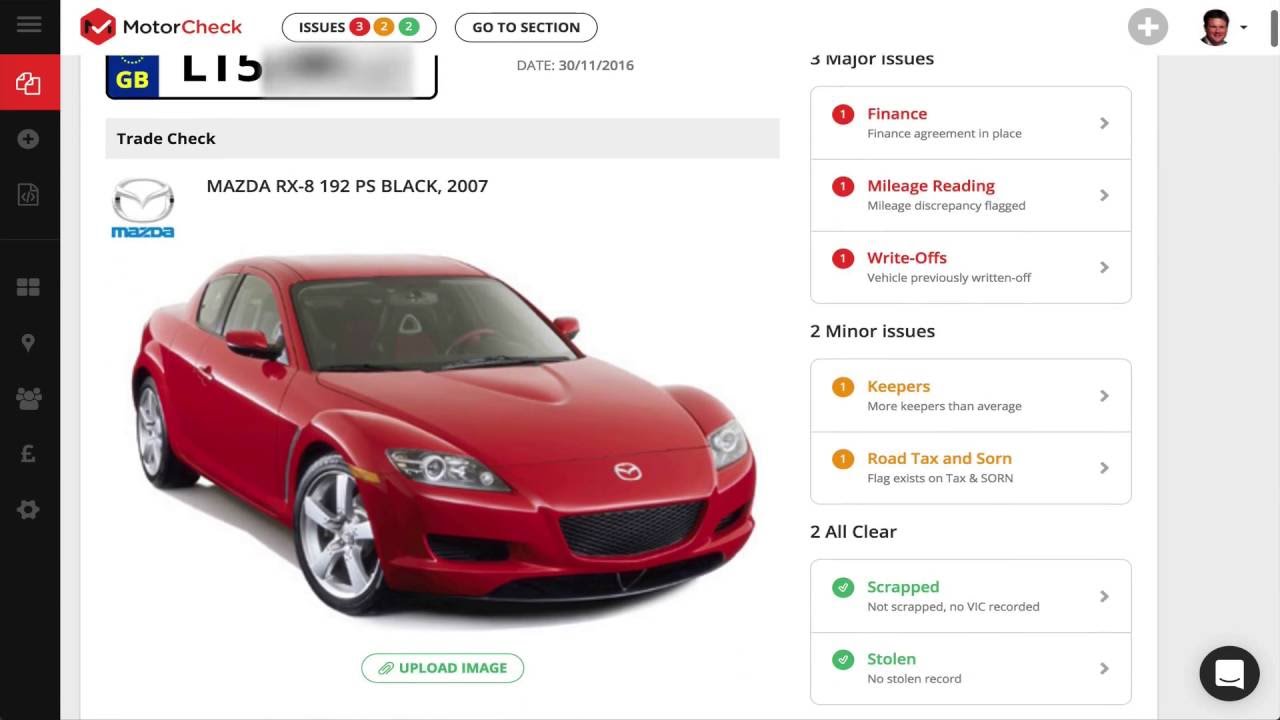 Sample MotorCheck Report